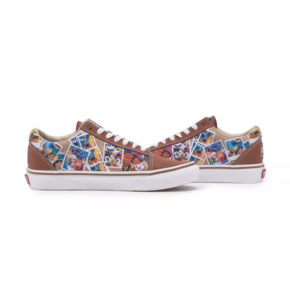 Vans Disney x Old Skool 'Scrapbook' Multi-Color Women’s Size 6 NEW SHIPS FAST - Picture 4 of 10